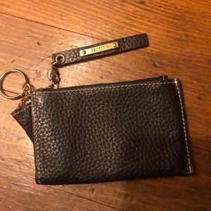 DKNY brand card holder with key ring